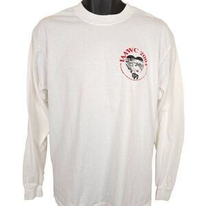 Vintage International Womens Conference T Shirt Mens Size Large White Y2K 2004